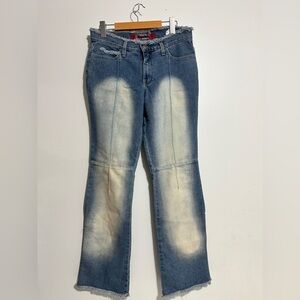 Y2K Faded Light Wash Straight Jeans
